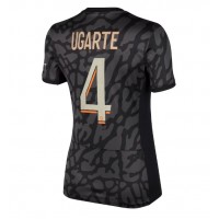 Camisa de Futebol Paris Saint-Germain Manuel Ugarte #4 Equipamento Alternativo Mulheres 2023-24 Manga Curta